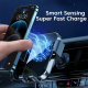 Support De Téléphone Voiture Avec Chargeur Sans Fil 15W Fixation Grille D’Aération Détection Automatique Et Serrage À Une Mai...