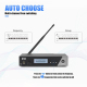 Microphone Professionnel Sans Fil Pour Moniteur Intra-Auriculaire Avec 5 Récepteurs Ultra Haute Fréquence Signal Puissant Et ...