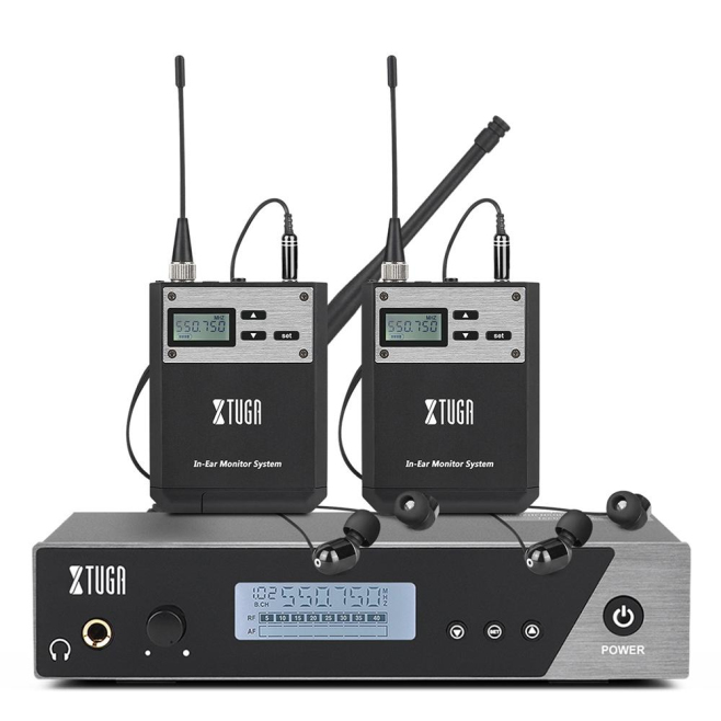 Microphone Professionnel Sans Fil In-Ear Monitor Système Haute Fréquence Pour Scène - www.yonis-shop.com