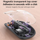 Souris Sans Fil Double Mode Bluetooth 2 4 GHz Transparente Résistante Aux Rayures 30 Heures 3 Niveaux DPI Recharge USB C - ww...