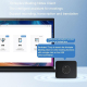 Microphone Intelligent Omnidirectionnel Bluetooth Portable Avec Son Haute Qualité Et Longue Autonomie Pour Conférences Et Jeu...
