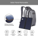 Sac À Dos Ordinateur Solaire Portable Pliable Avec Panneau Amovible Et Port USB - www.yonis-shop.com