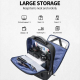 Sac À Dos Ordinateur Grande Capacité Étanche Avec Port USB Type-C Protection Antichoc Et Anti-Chute Pour Ordinateur 15.6 Pouc...