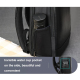 Sac À Dos Ordinateur Grande Capacité Étanche Avec Port USB Type-C Protection Antichoc Et Anti-Chute Pour Ordinateur 15.6 Pouc...
