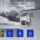 Caméra IP Étanche IP66 4G 3MP Solaire Avec Audio Bidirectionnel Détection de Mouvement et Vision Nocturne - www.yonis-shop.com