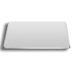 Tapis De Souris Antidérapant Double Face En Alliage D'Aluminium Taille L Argenté Haute Qualité Facile À Nettoyer - www.yonis-...