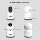 Camera IP 5MP QHD WiFi 5G Vision Nocturne Couleur Détection Mouvement Audio Bidirectionnel Carte TF Jusqu'à 128GB - www.yonis...