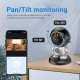 Camera IP 3MP Détection Humaine Vision Nocturne WiFi PTZ Audio Bidirectionnel Alarme Push Stockage Cloud - www.yonis-shop.com