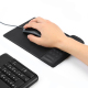 Tapis De Souris Ergonomique En Mousse À Mémoire De Forme Avec Repose-Poignet Confortable Noir - www.yonis-shop.com