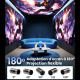 Vidéoprojecteur LCD Android 13 720p Compatible 1080p 180 ANSI Autofocus Wifi 6 Double Bande - www.yonis-shop.com