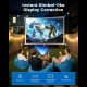 Vidéoprojecteur LCD Android 13 720p Compatible 1080p 180 ANSI Autofocus Wi Fi 6 1 Go 8 Go - www.yonis-shop.com