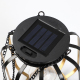 Lanterne Solaire Suspendue De Jardin En Métal À LED Blanc Chaud Autonomie 6 À 8 Heures Résistante Aux Intempéries - www.yonis...