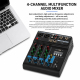 Table De Mixage Audio Bluetooth Pour Streaming Et Enregistrement 4 Voies Avec USB XLR Et Alimentation Fantôme 48 V - www.yoni...