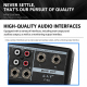 Table De Mixage Audio Bluetooth Pour Streaming Et Enregistrement 4 Voies Avec USB XLR Et Alimentation Fantôme 48 V - www.yoni...