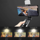 Perche À Selfie Bluetooth Avec Trépied Et Lumière Intégrée Rotation 360° Chargement USB - www.yonis-shop.com