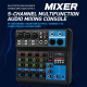 Table De Mixage Audio Pour Enregistrement Et Streaming Bluetooth USB Entrées Micro 48 V - www.yonis-shop.com