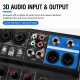 Table De Mixage Audio Pour Enregistrement Et Streaming Bluetooth USB Entrées Micro 48 V - www.yonis-shop.com