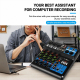 Table De Mixage Audio Pour Enregistrement Et Streaming Bluetooth USB Entrées Micro 48 V - www.yonis-shop.com