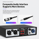 Carte Son Externe Pour Streaming Et Enregistrement Audio 2 Entrées 2 Sorties Alimentation Fantôme 48 V 32 Bits 384 kHz - www....