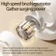 Ventilateur De Bureau 3 En 1 Sans Pales Avec Miroir Cosmétique Éclairage LED Rechargeable 5 Vitesses Oscillant - www.yonis-sh...