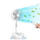 Ventilateur De Bureau Électrique Pliable À Hauteur Réglable Batterie Rechargeable 8000 mAh 4 Vitesses Silencieux Minuteur 4 h...