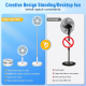 Ventilateur De Bureau Électrique Pliable À Hauteur Réglable Batterie Rechargeable 8000 mAh 4 Vitesses Silencieux Minuteur 4 h...