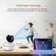 Babyphone Camera Sans Fil 360° HD Vision Nocturne Détection Mouvement Audio Bidirectionnel Alarme Intelligente Stockage TF 12...