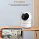 Babyphone Camera Sans Fil 360° HD Vision Nocturne Détection Mouvement Audio Bidirectionnel Alarme Intelligente Stockage TF 12...