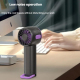 Ventilateur Portable À Refroidissement TEC 3 Vitesses Batterie 2000 mAh USB Type C Affichage Numérique - www.yonis-shop.com