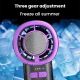 Ventilateur Portable À Refroidissement TEC 3 Vitesses Batterie 2000 mAh USB Type C Affichage Numérique - www.yonis-shop.com