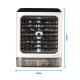 Ventilateur De Bureau Rafraîchisseur Avec Brumisateur 3 Vitesses Silencieux Réservoir 480 Ml À Diffusion Grand Angle - www.yo...