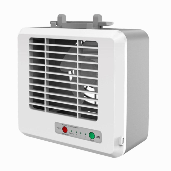 Rafraîchisseur D’Air De Bureau Portable Silencieux À Batterie 3 Vitesses Économe En Énergie - www.yonis-shop.com
