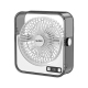 Ventilateur De Bureau Silencieux 100 Vitesses Écran Numérique Veilleuse Minuterie Fixation Murale Rechargeable USB-C