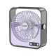 Ventilateur De Bureau Silencieux 100 Vitesses Écran Numérique Veilleuse Minuterie Fixation Murale Rechargeable USB-C - www.yo...
