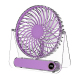 Mini Ventilateur De Bureau Ultra Fin Silencieux 1800 mAh Affichage Numérique Réglable 199 Vitesses Recharge USB-C