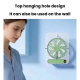 Mini Ventilateur De Bureau Ultra Fin Silencieux 1800 mAh Affichage Numérique Réglable 199 Vitesses Recharge USB-C - www.yonis...
