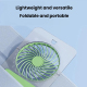 Mini Ventilateur De Bureau Ultra Fin Silencieux 1800 mAh Affichage Numérique Réglable 199 Vitesses Recharge USB-C - www.yonis...