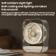 Ventilateur De Bureau Rechargeable USB Avec Éclairage Nocturne Silencieux 35 dB À 5 Vitesses Batterie 1200mAh - www.yonis-sho...