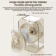 Ventilateur De Bureau Rechargeable USB Avec Éclairage Nocturne Silencieux 35 dB À 5 Vitesses Batterie 1200mAh - www.yonis-sho...