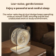 Ventilateur De Bureau Rechargeable USB Avec Éclairage Nocturne Silencieux 35 dB À 5 Vitesses Batterie 1200mAh - www.yonis-sho...
