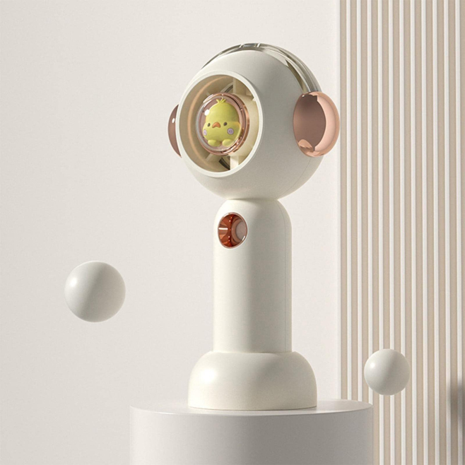 Ventilateur Portable Sans Hélice Pour Enfant Avec Brumisation 3 Vitesses Recharge USB Vert Compact - www.yonis-shop.com