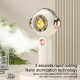 Ventilateur Portable Sans Hélice Pour Enfant Avec Brumisation 3 Vitesses Recharge USB Vert Compact - www.yonis-shop.com