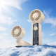 Ventilateur Électrique Portable Pliable Pour Déplacements Avec Affichage Numérique 8000 Tr Min Batterie 2000 mAh