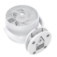 Ventilateur De Table À Pince Rechargeable Avec Oscillation Automatique Écran Numérique Batterie 3600 mAh 5 Vitesses - www.yon...