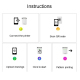 Mini Imprimante Portable Couleur Ultra Rapide Pour Papier Plastique Métal Verre Céramique - www.yonis-shop.com