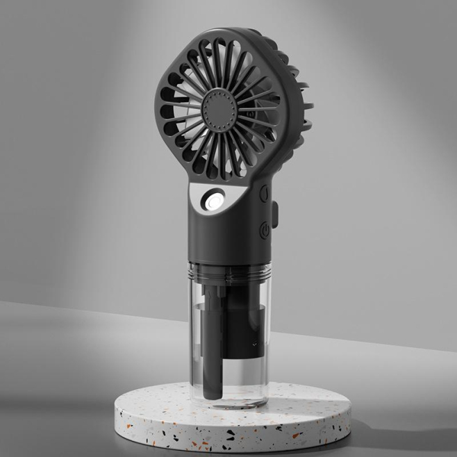 Ventilateur Brumisateur Portable Personnel Rechargeable USB Type C À Brumisation Nano 4 Vitesses Réservoir Détachable - www.y...