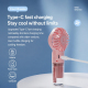 Ventilateur Brumisateur Portable Personnel Rechargeable USB Type C À Brumisation Nano 4 Vitesses Réservoir Détachable - www.y...