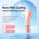 Ventilateur Brumisateur Portable Avec Brumisation Nano Pliable À 180° Rechargeable USB C Et Lanière Tour De Cou - www.yonis-s...