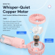 Ventilateur Brumisateur Portable Avec Brumisation Nano Pliable À 180° Rechargeable USB C Et Lanière Tour De Cou - www.yonis-s...
