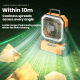 Ventilateur USB Portable Pour Camping Avec Oscillation 360° Télécommande Batterie 9000mAh Et Éclairage LED SOS - www.yonis-sh...